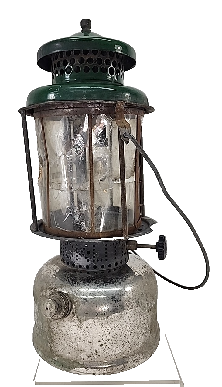 希少品　Coleman 81 1930 Coleman Quick-Lite Lantern L327/L427 Model Green Top