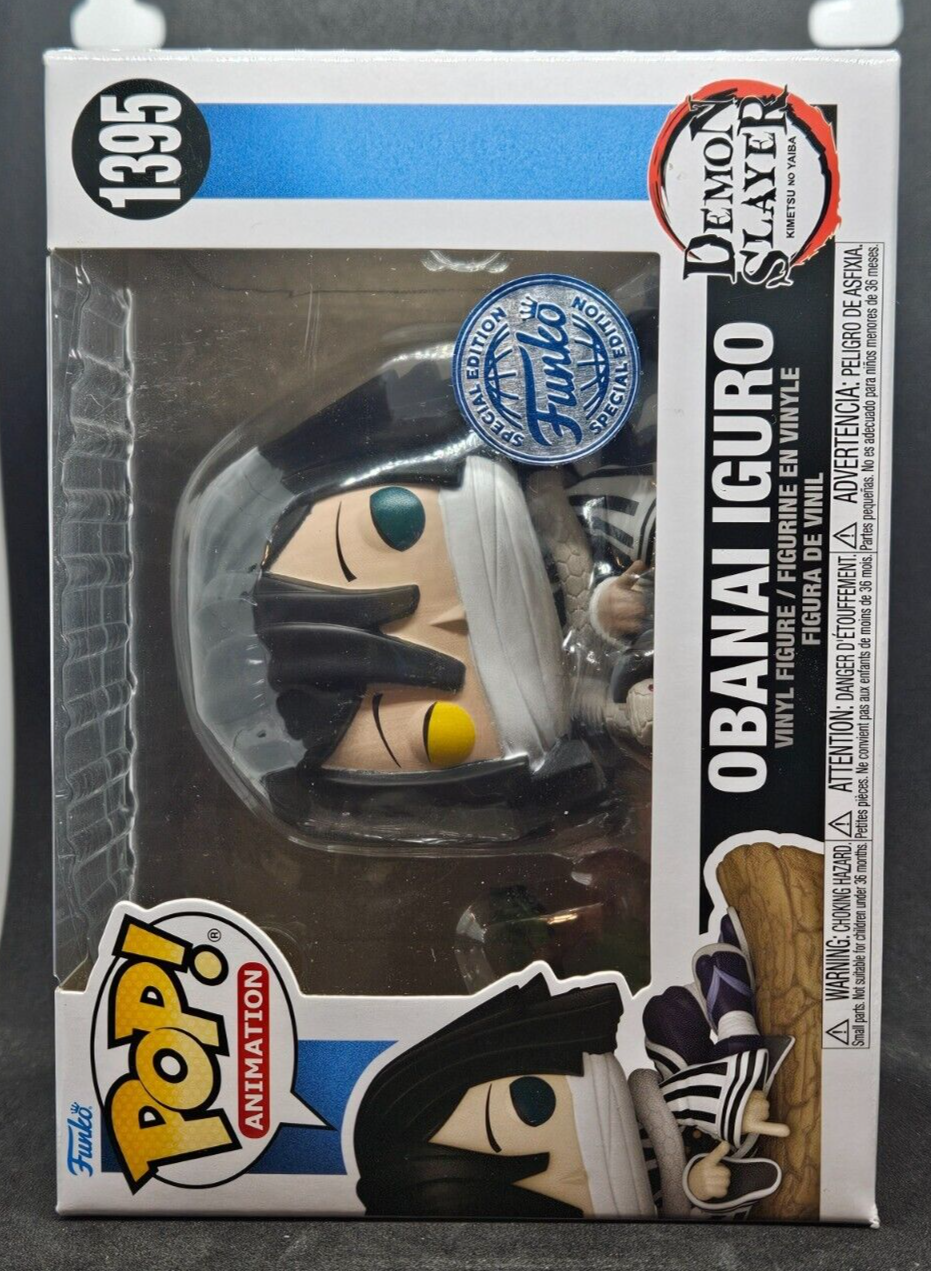 イヨカン FUNKO POP, DEMON SLAYER #1395 OBANAI IGURO, FUNKO SHOP EXCL