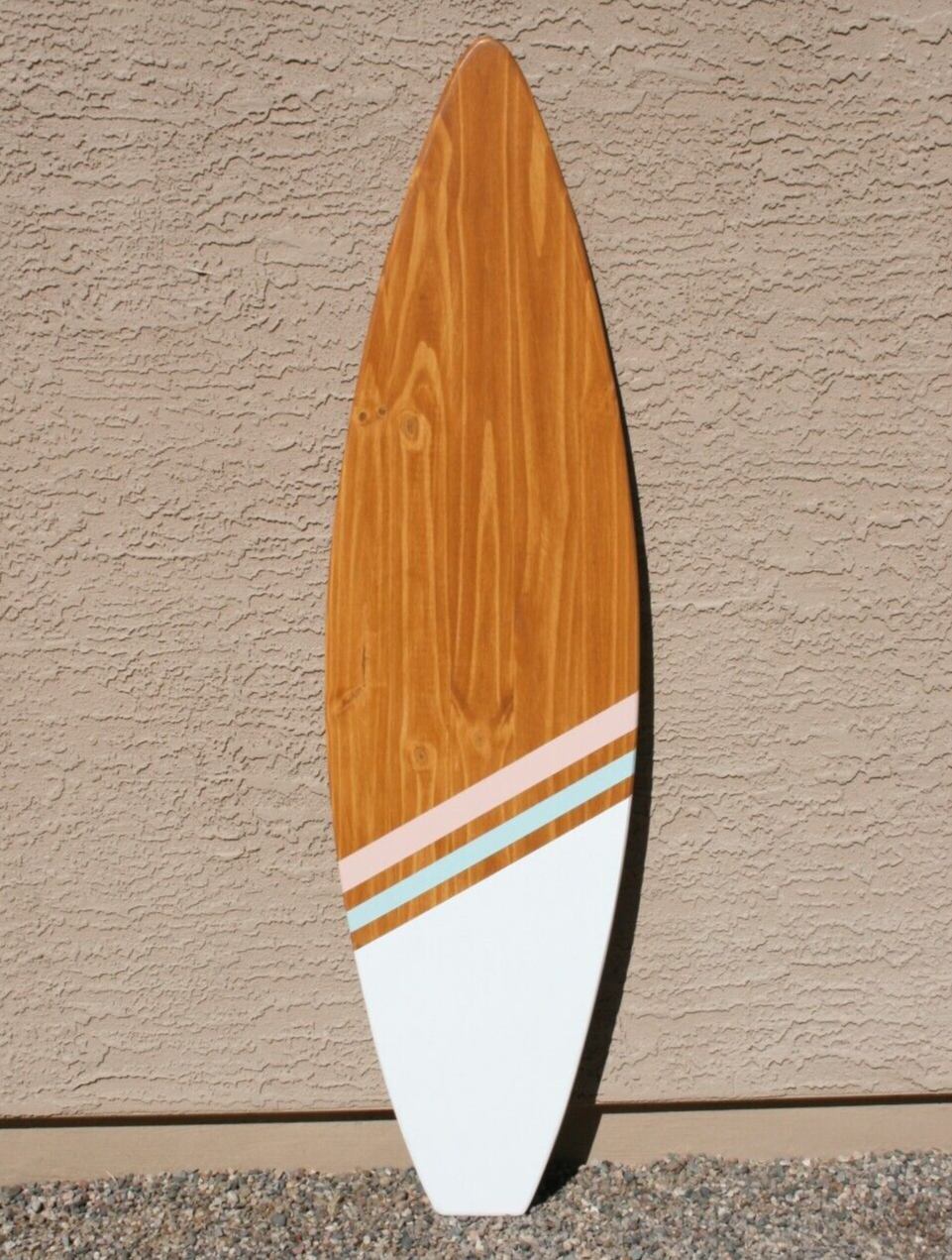 miniature wood surfboard インテリア Wooden Mini Surfboard Custom Wall Decor