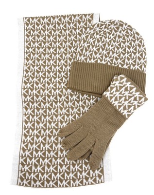 michael kors gloves and hat set