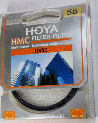 Hoya 58mm UV Multi Coated Glass Lens Filter Japan HMC UV(C) 58 mm E-58 Protector