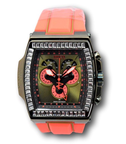 Pre-owned Invicta Reserve S1 Rally Diablo Mens 51mm Swiss Master Calendar Watch 43379 Rare