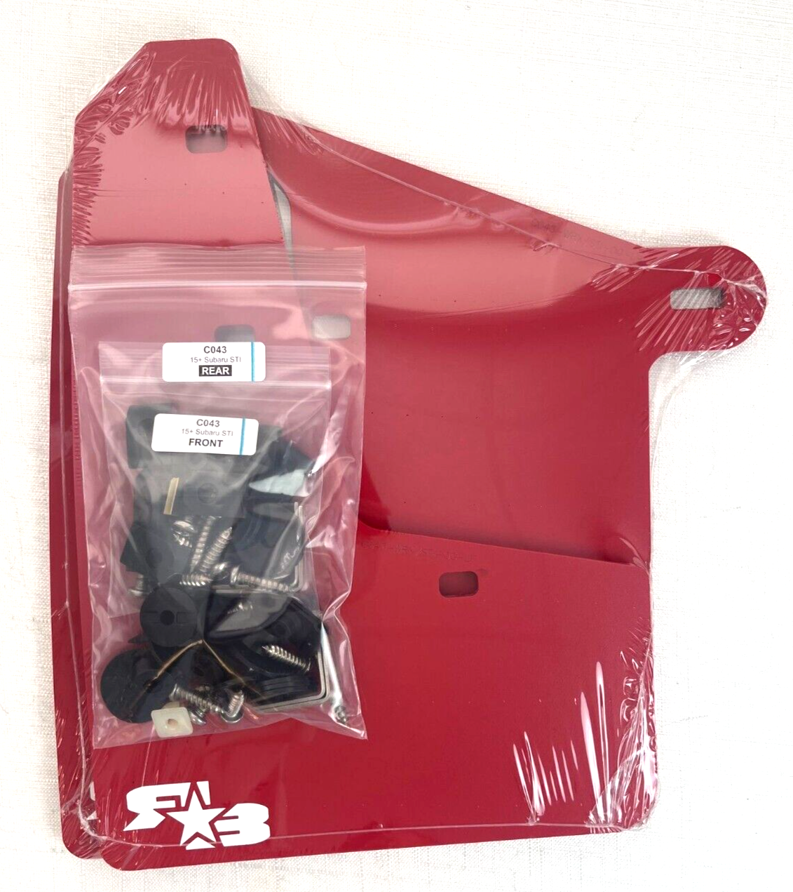 RokBlokz 泥よけ スバル WRX STI用 カスタムカット・フィットの泥よけ。取り付け金具付き。 Originalz ブラック 15+ WRX RBFLAPS-VB ROKBLOKZ Rally Mud Flaps (Choose Colors) Subaru 2022