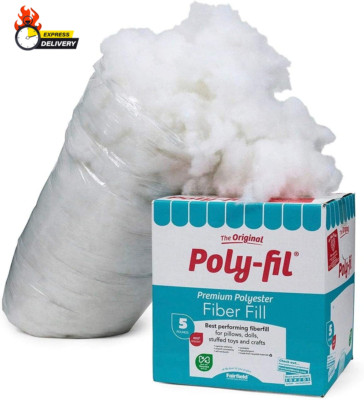 The Original Poly-Fil, Premium Polyester Fiber Fill, Soft Pillow Stuffing, Stuff