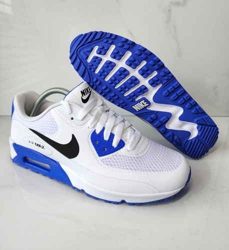 NIKE - ブルー NIKE AIRMAX 90G CU9978-101 mens Nike Air Max 90 G Golf Shoes Particle Grey Marina Blue