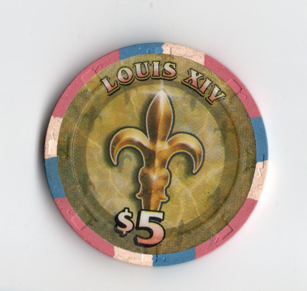 Carnival Spirit $5 Fluer De Lis Casino Chip