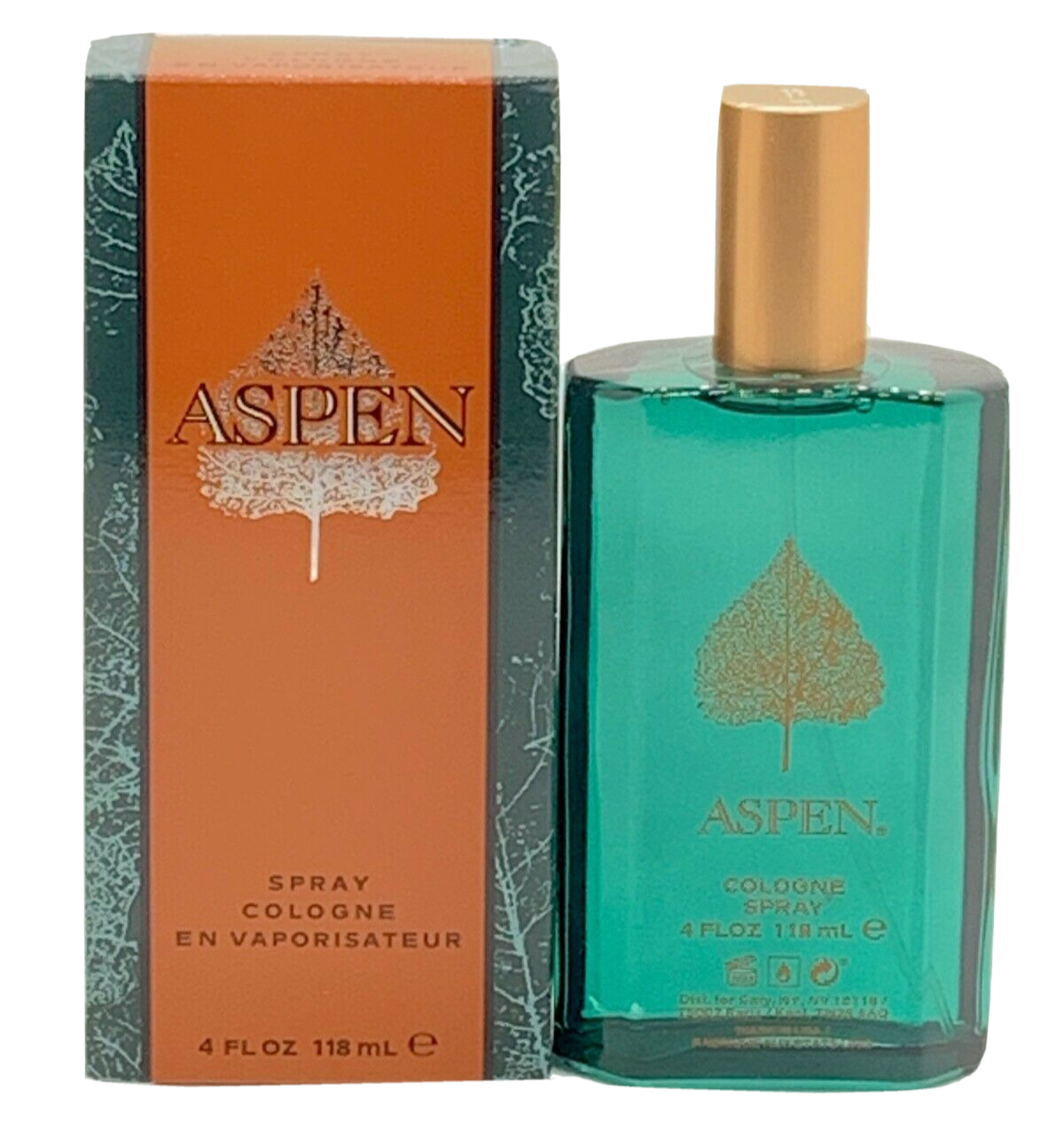 ASPEN by Coty for Men 4 oz Cologne Spray Brand New In Box