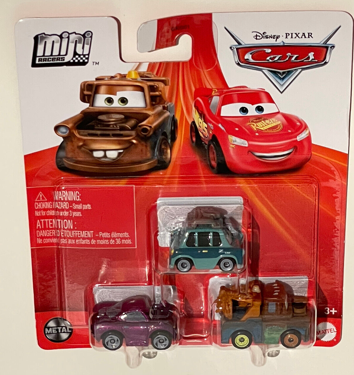 New! DISNEY PIXAR CARS MINI RACERS Proffessor Z Mater Holley
