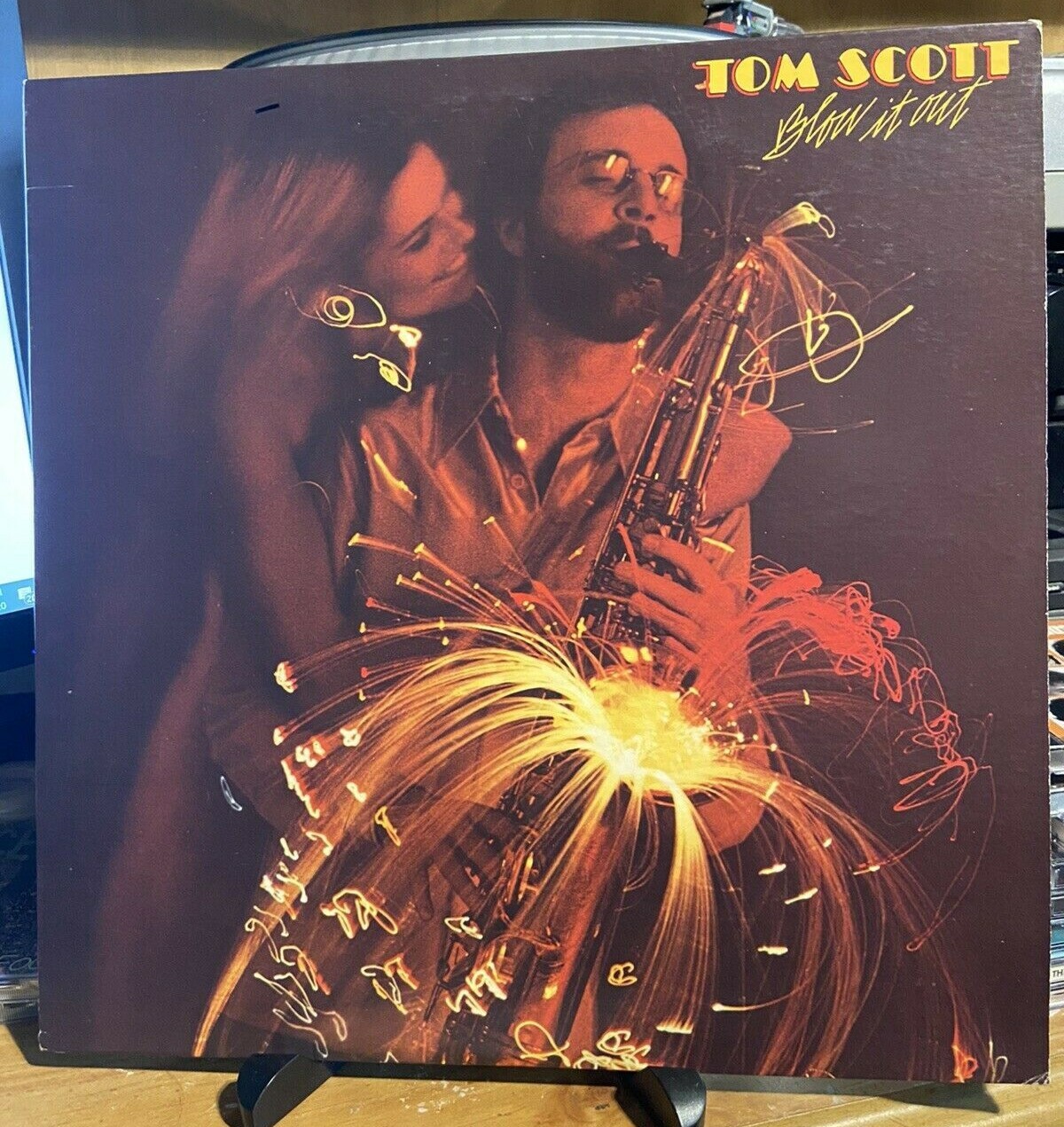tom scott LＰ　レコード　オリジナル Tom Scott -Blow It Out -Sax-Jazz-Ode Lp 1977 Ex/Ex Play