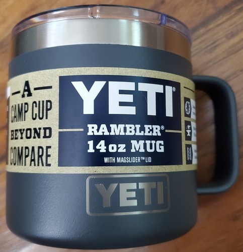 YETI Rambler 14 oz MUG With MagSlider Lid Charcoal Gray