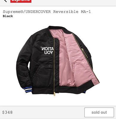 L Supreme UNDERCOVER Reversible MA-1