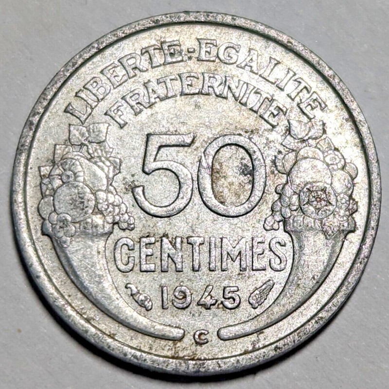 50 Centimes Morlon Aluminium - Choisissez Votre AnnÃ©E !
