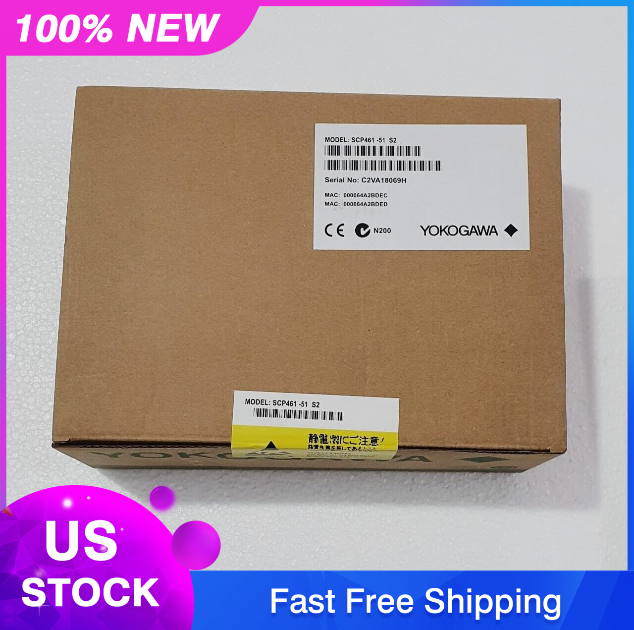 NEW YOKOGAWA PLC SCP461-51 S2 CONTROLLER PROCESSOR SCP461