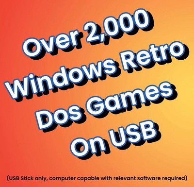 Over 2,000 Retro PC Games On USB