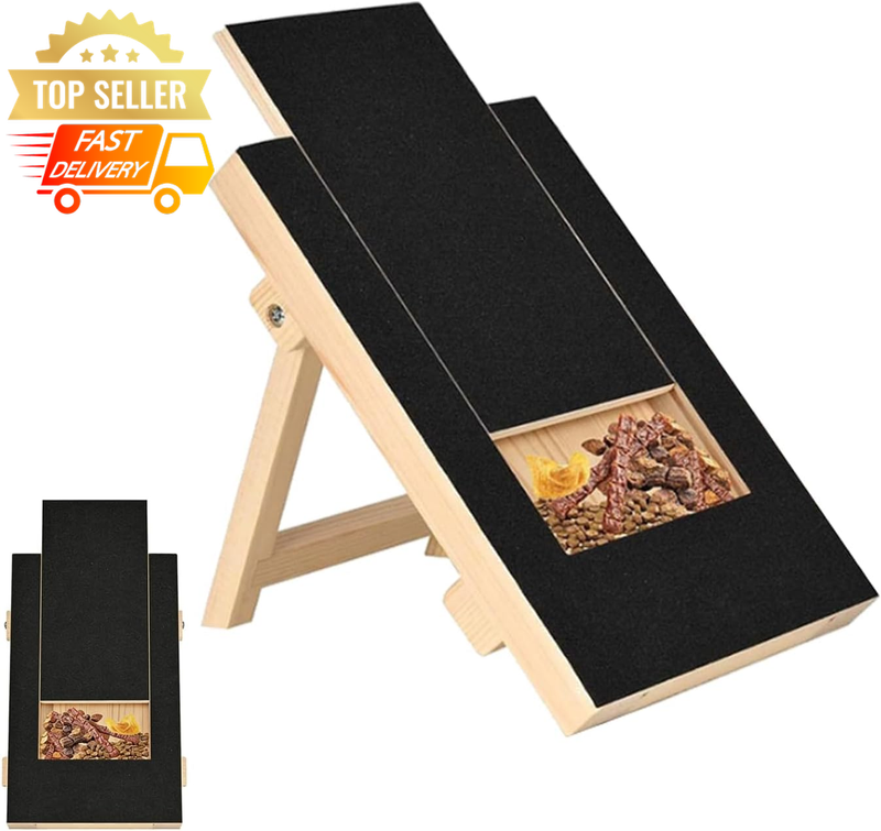 Dog Nail Scratch Board with Treat Drawer - Durable Nail File for All Dogs