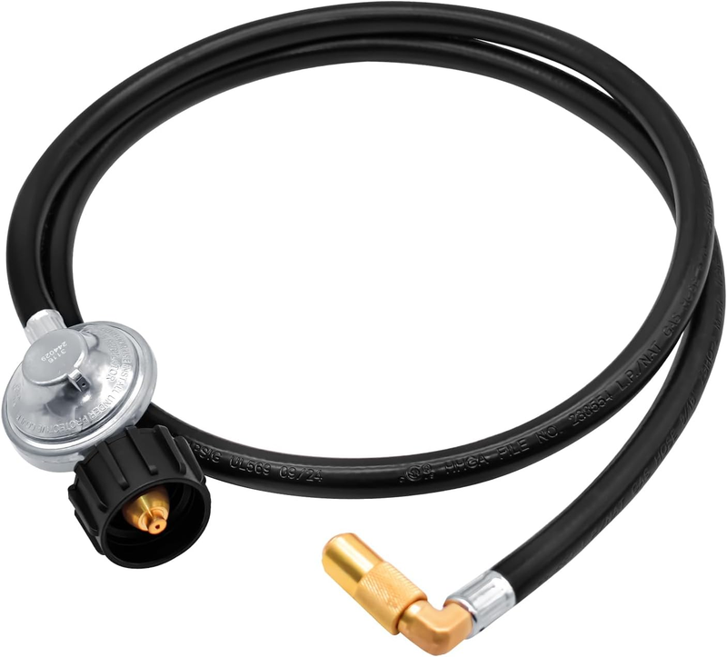 Propane Regulator Hose 5Ft for Blackstone 17 22 Inch Griddle Table Top Adapter