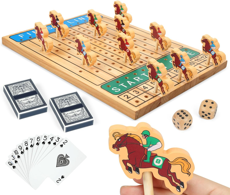 With 11 Horses 2 Dices Cards And Instructions