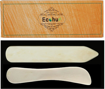 Ecohu Bone Folder & Creaser Tool - 2PCS - Scoring, Folding for Origami, Paper &