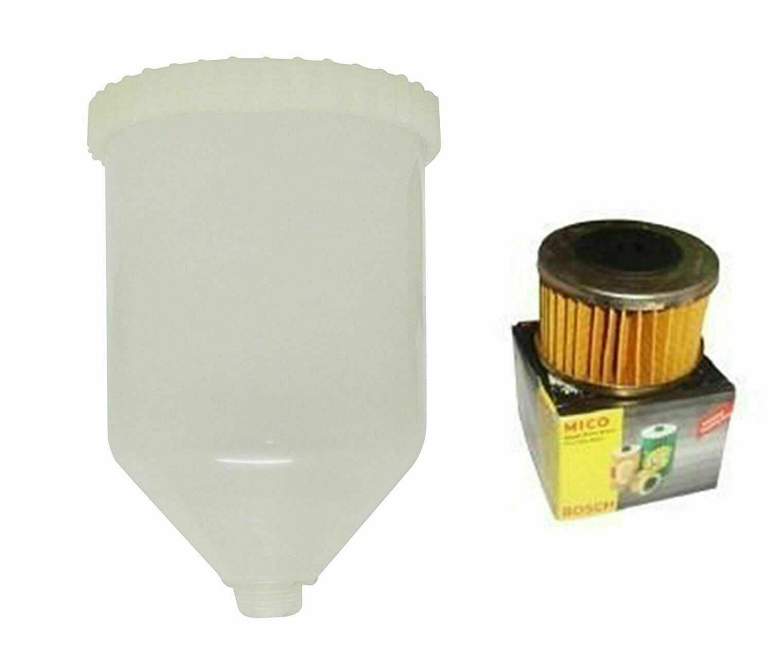 FUEL CONTAINER BOWL FOR BOSCH DIESEL INJECTOR NOZZLE POP TESTERS  