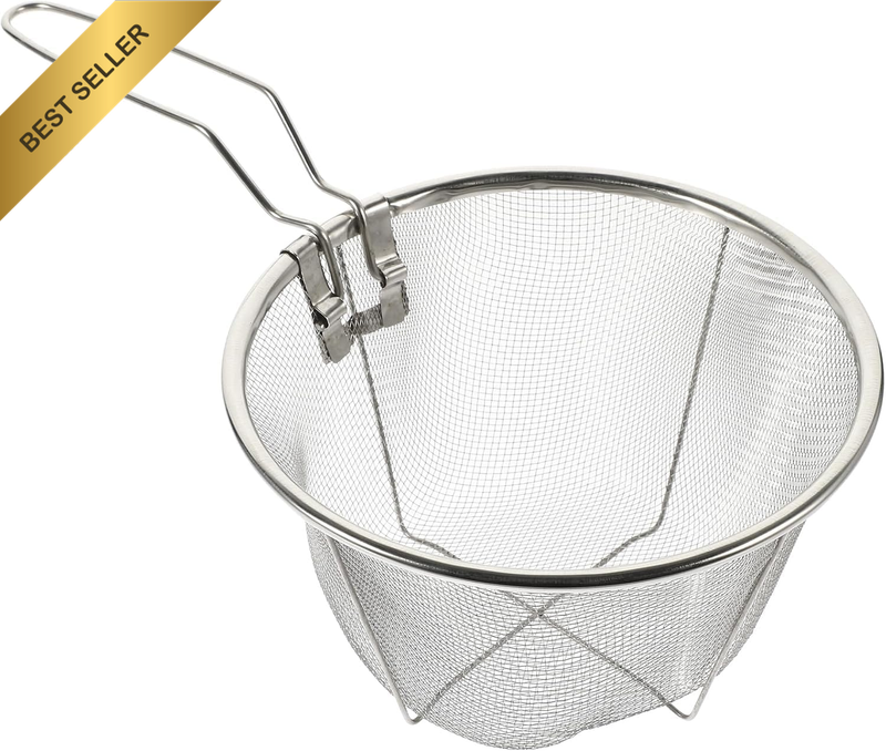 Stainless Steel Wire Skimmer Spoon with Handle Food Strainer Ladle Hot Pot Spoon