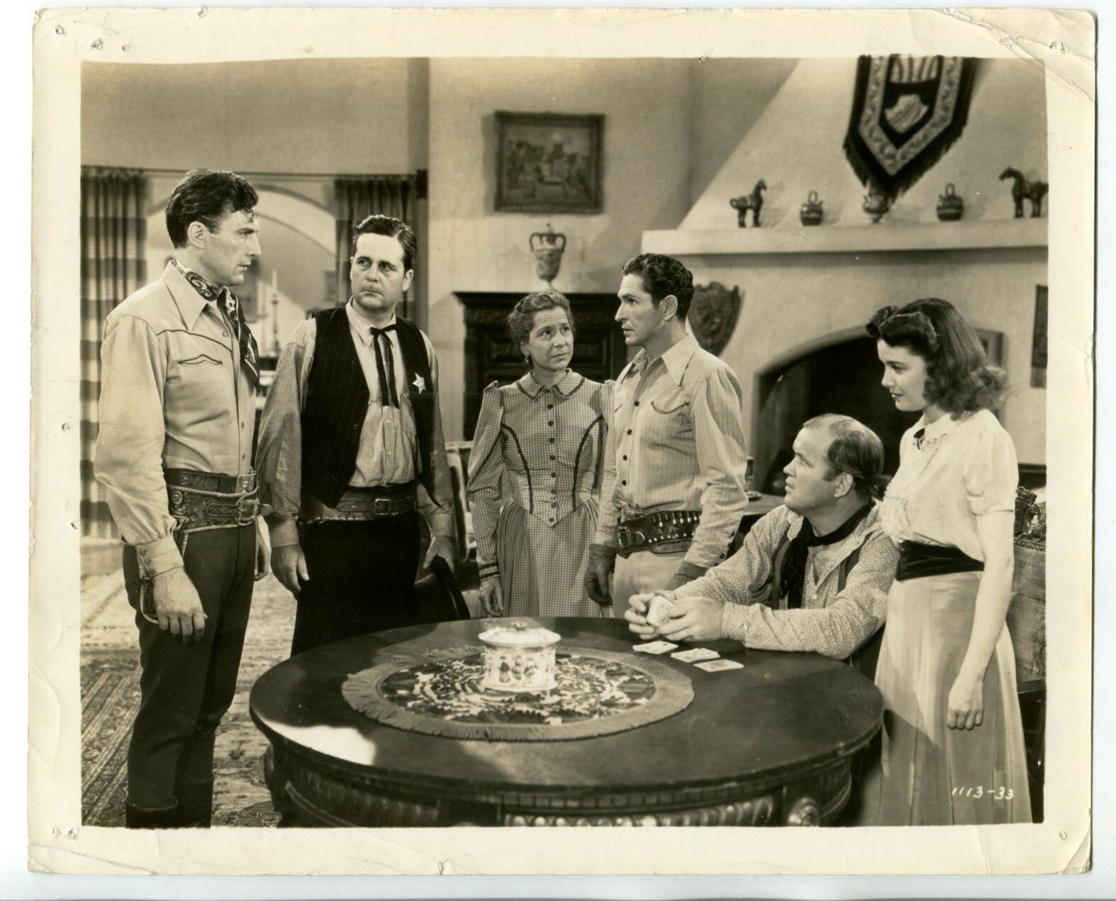 Gauchos of El Dorado 8"x10" Black and White Promo Still Steel Tyler