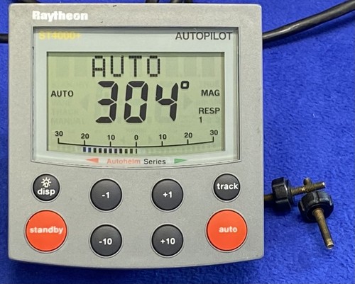 Raymarine Autohelm Raytheon St4000+ Wheel / Tiller Auto Pilot Head; New