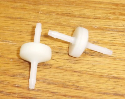 **TWO** 1/8'' High Flow Check Valve Silicone Nylon - Lab Auto Pneumatic Hydraulic