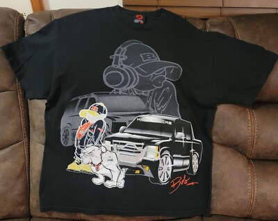 Vintage School of Hard Knocks SOHK T shirt DJ Hip Hop 90s Lil Bolo