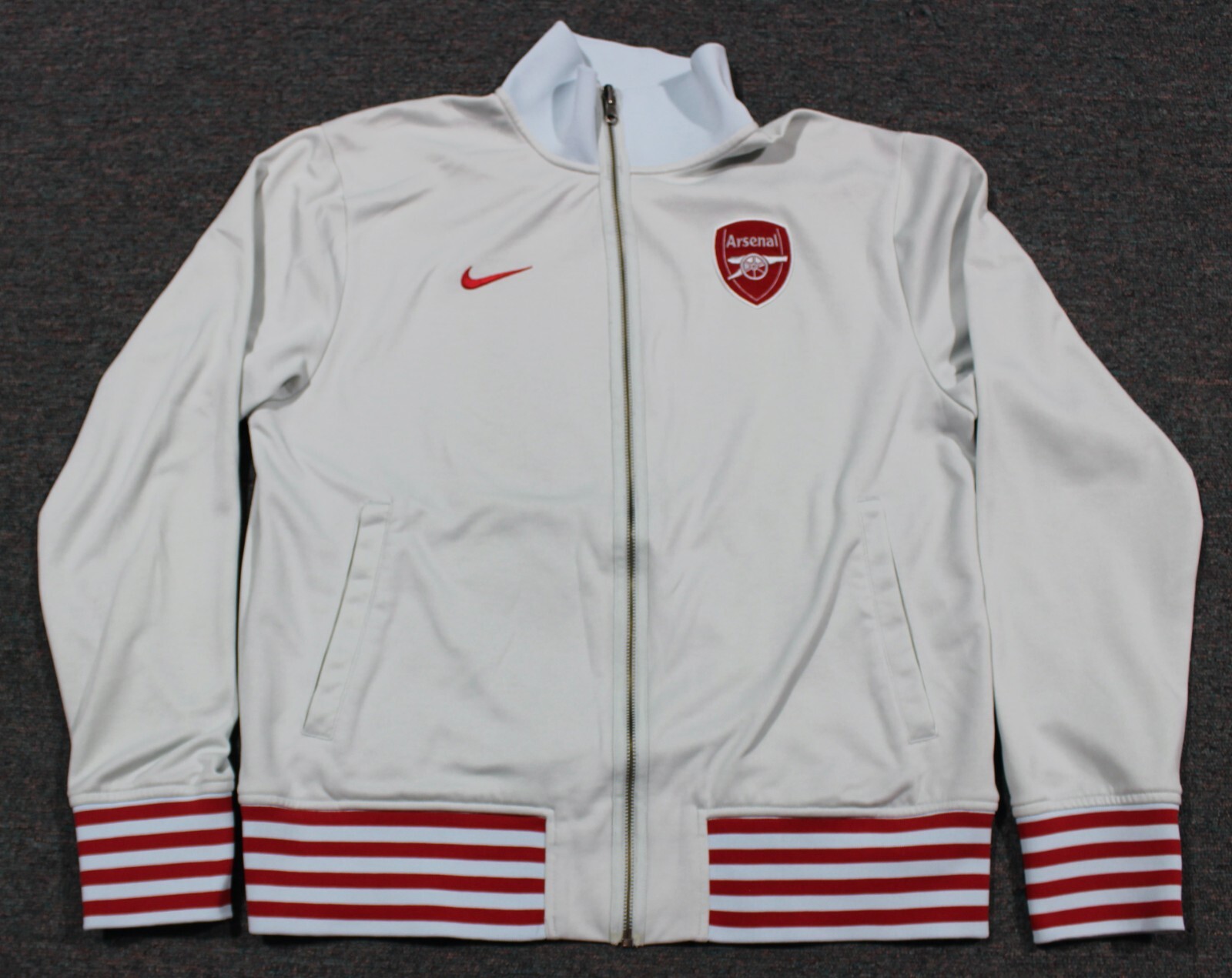 Arsenal FC Football Club Warm Up Full Zip Track Jacket