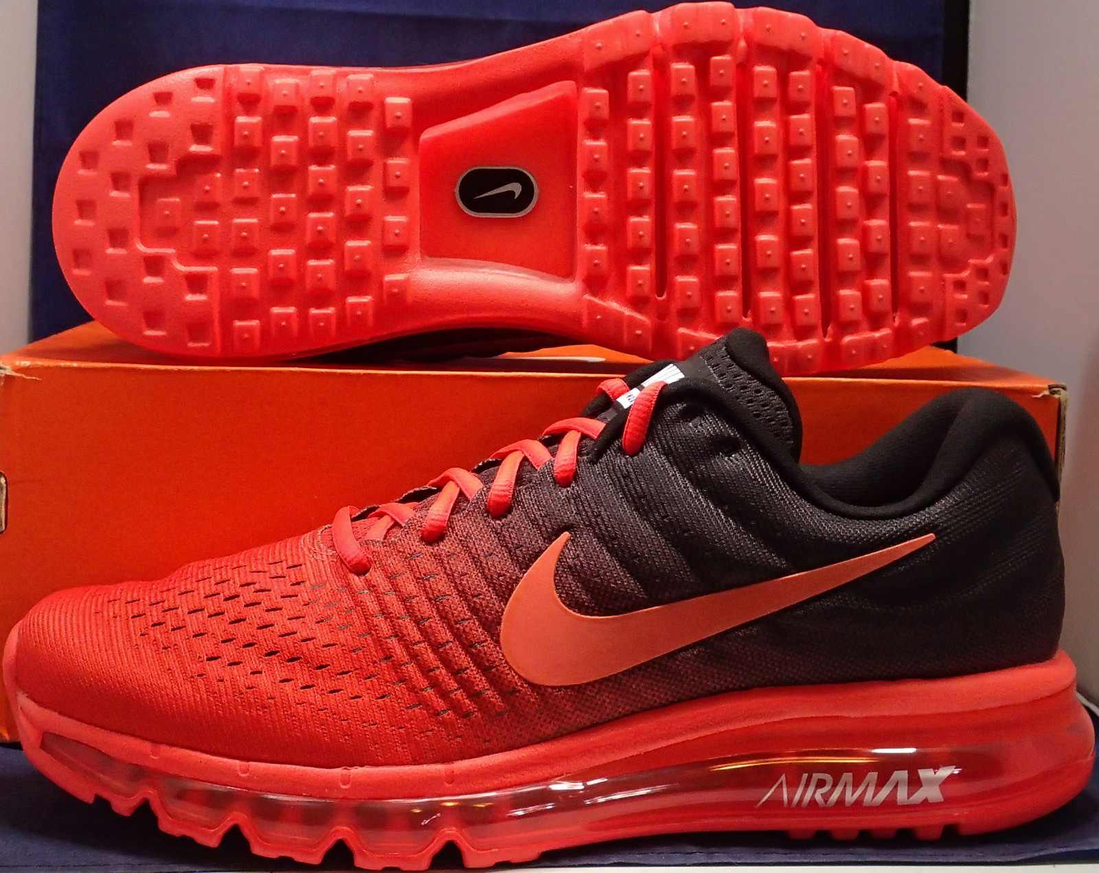 Nike Air Max 2017 Bright Crimson Total Crimson Black SZ 13 ( 849559 600 ) Nike Air Max 2017 Bright Crimson Total Crimson Black SZ 13 ( 849559 600 )