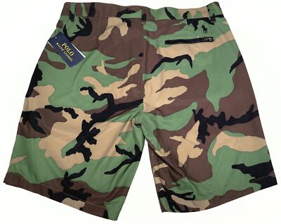 Polo Ralph Lauren Mens Camouflage Shorts Outdoor Stretch