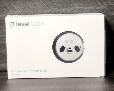 Level Lock Bolt Invisible Smart Lock Bluetooth Deadbolt Open Box A1