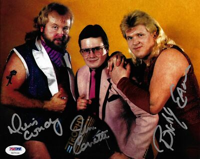 Dennis Condrey Bobby Eaton +1 Signed 8x10 Photo NWA WWE Midnight Express reprint
