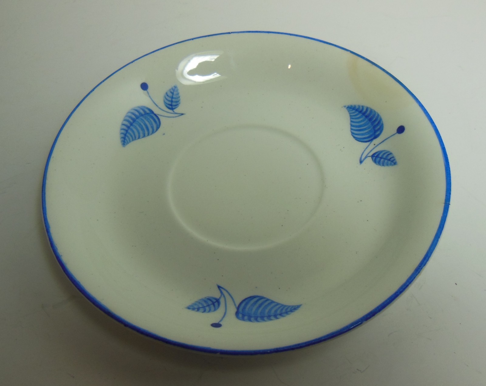 Arabia Finland Soumi White w/ Blue Flowers