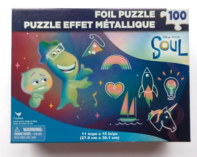 Cardinal Disney Pixar Soul Movie Kids Foil Effect Jigsaw Puzzle 100pc 11'' x 15''