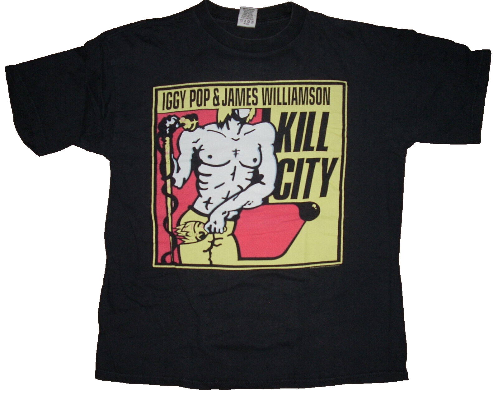 Vintage 1999 IGGY POP & James Williamson KILL CITY T-Shirt