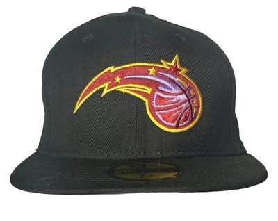ORLANDO MAGIC NEW ERA HAT NBA BASKETBALL NOIR ROUGE FITTED CAP H13