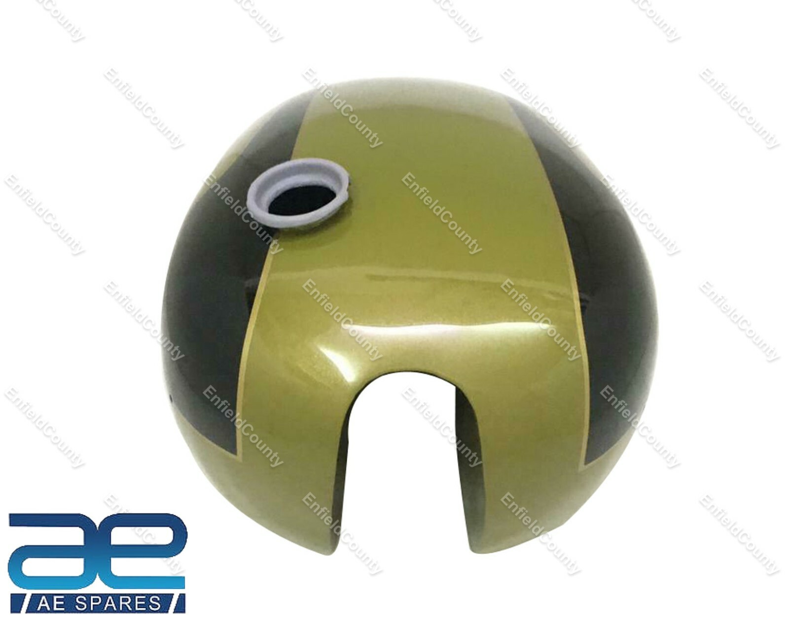 Fits For Triumph T150 Green & Black Petrol Fuel Gas Tank With Cap 