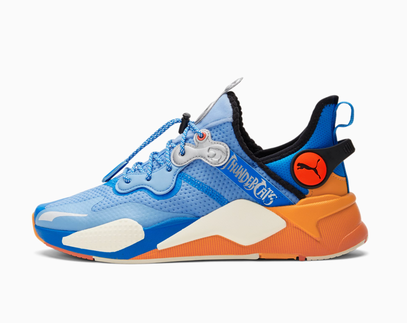 Pre-owned Puma X Thundercats Rs-x T3ch Lion-o Blue Indigo Bunting  Silver Rsx Size