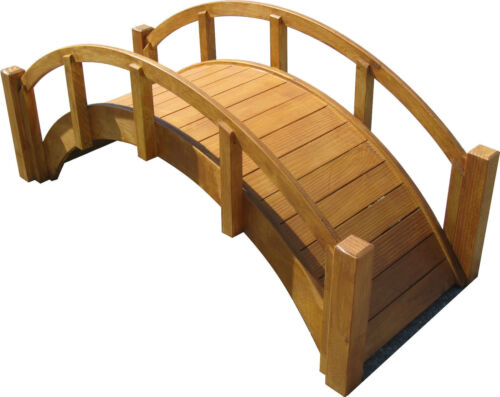 5FT Wooden Garden Bridge Arch Footbridge Decorative Barbados | Ubuy