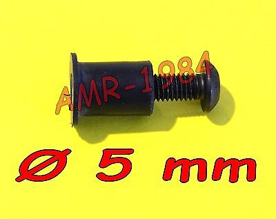 Gommino Filettato Ø 5 + vite carena  Aprilia Honda Kawasaki Yamaha conf.1 pezz0