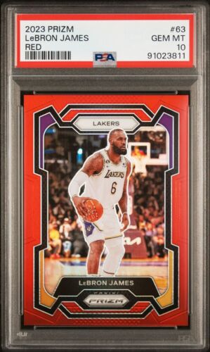 2023-24 Prizm Lebron James Red Prizm /299 PSA 10 | eBay 2023-24 Prizm Lebron James Red Prizm /299 PSA 10 | eBay