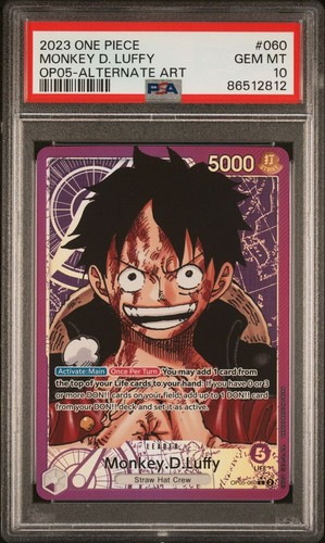 ONE PIECE - 【PSA10】PSA付録版 海外 ルフィ PROMO OP05-060 PSA10 One Piece Monkey D Luffy PSA Magazine Exclusive OP05