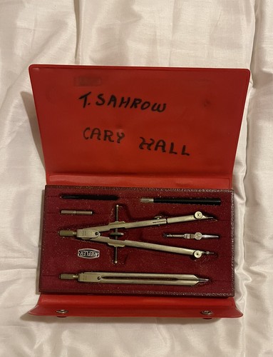 RIEFLER GERMAN 87(ドイツ製)コンパス製図用 RIEFLER Germany Vintage Drafting Tool Protractor Compass Set