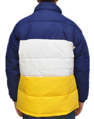 SCHOTT NEBRASKA - DAUNENJACKE - BLAU/WEISS/GELB - SCHOTT NYC - HERREN