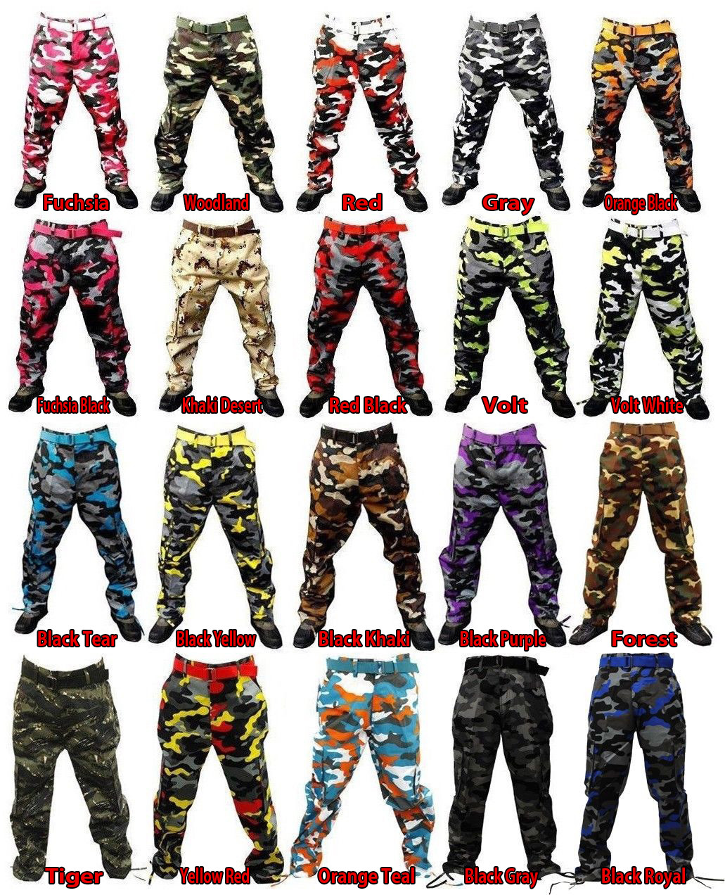 CAMO CARGO PANTS ACCESS (STREET/ALL PRO) DIFFERENT COLORS | eBay CAMO CARGO PANTS ACCESS (STREET/ALL PRO) DIFFERENT COLORS | eBay