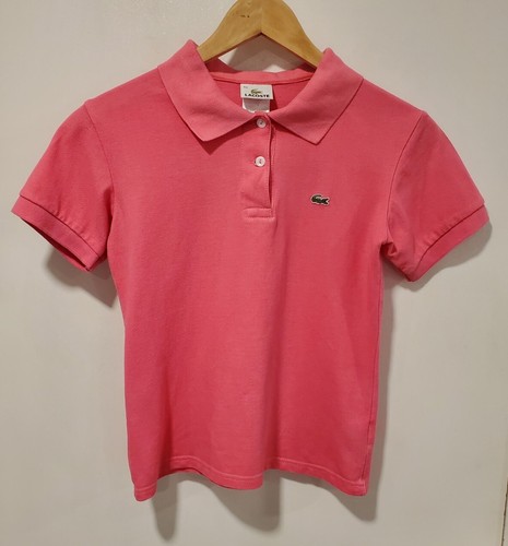 新品未着用【LACOSTE】BOYSラインPOLOシャツ　ブラック　Mサイズ 2024New Lacoste Polo Shirt Men's Regular Fit Short Sleeves