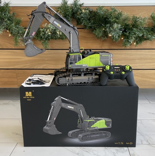 HUTNA RC Excavator 1/14スケール Amazon.com: HUINA 1594 RC Excavators for Adults Metal 1:14