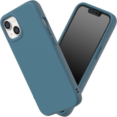 RhinoShield SolidSuit Case Compatible with iPhone 14 Pro - DustyOcean Tide Blue