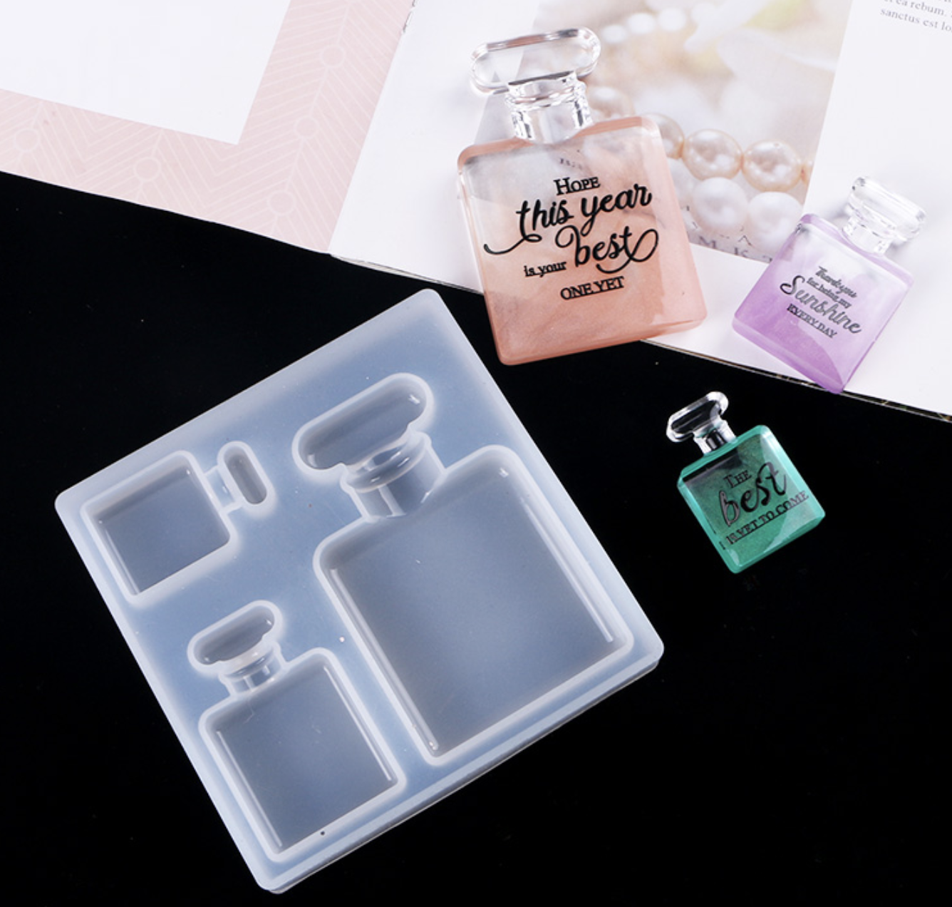 3D Harz Resin Silikonform epoxidform Epoxidharz Seife Gießform Parfümflasche